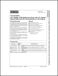 Click here to download 74LCXZ162244MTX Datasheet