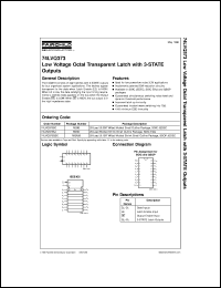 Click here to download 74LVQ373SJX Datasheet