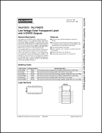 Click here to download 74LVTH373WMX Datasheet