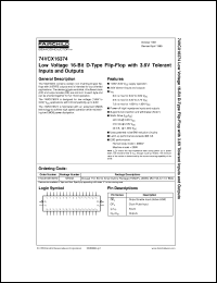 Click here to download 74VCX16374MTDX Datasheet