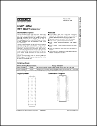 Click here to download 74VHC161284CM Datasheet