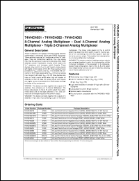 Click here to download 74VHC4052MTCX_NL Datasheet