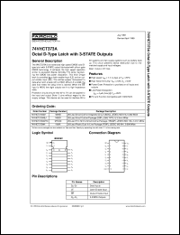 Click here to download 74VHCT373AM Datasheet