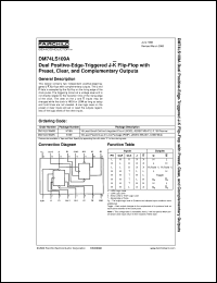 Click here to download DM74LS109AMX Datasheet