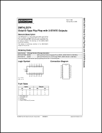 Click here to download DM74LS574N Datasheet