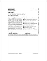 Click here to download GTLP16616MTD Datasheet