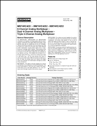 Click here to download MM74HC4051N Datasheet