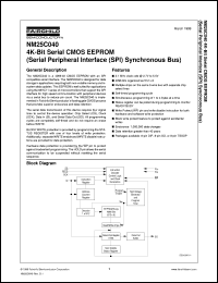 Click here to download NM25C040M8X Datasheet