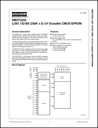 Click here to download NM27C020V100 Datasheet