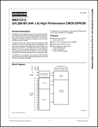 Click here to download NM27C512N90 Datasheet