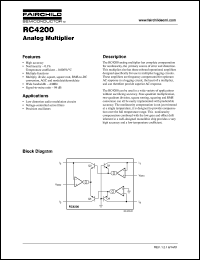 Click here to download RC4200N Datasheet