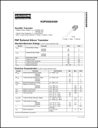 Click here to download KSP8598TA Datasheet