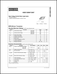 Click here to download KSE13007 Datasheet