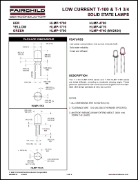 Click here to download HLMP-4719 Datasheet