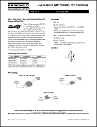 Click here to download HUF75309P3 Datasheet