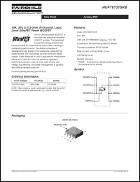 Click here to download HUF76131SK8 Datasheet