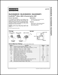 Click here to download ISL9V2040P3 Datasheet