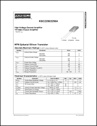 Click here to download KSC2258STU Datasheet