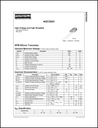 Click here to download KSC5025OTU Datasheet