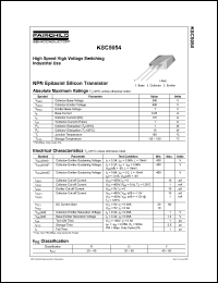 Click here to download KSC5054 Datasheet