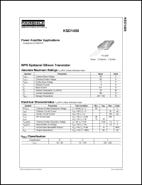 Click here to download KSD1408GTU Datasheet