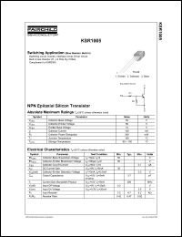 Click here to download KSR1005 Datasheet