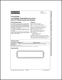 Click here to download 74LCX32244 Datasheet