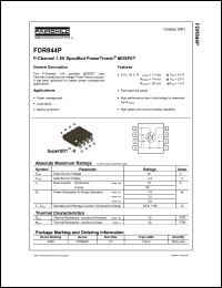 Click here to download FDR844P Datasheet