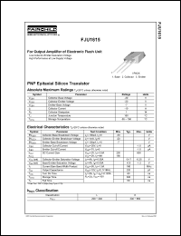 Click here to download FJU1615 Datasheet