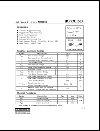 Click here to download IRFRU130A Datasheet