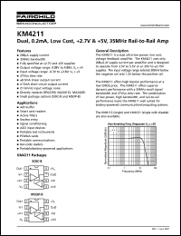 Click here to download KM4211IM8 Datasheet