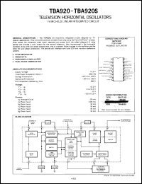 Click here to download TBA920 Datasheet