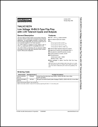 Click here to download 74ALVC16374MTD Datasheet