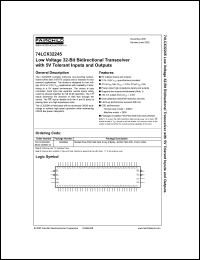 Click here to download 74LCX32245G Datasheet