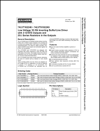 Click here to download 74LVT162240 Datasheet