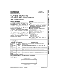 Click here to download 74LVTH16373MTDX_NL Datasheet