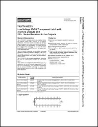 Click here to download 74LVTH162373MEX Datasheet