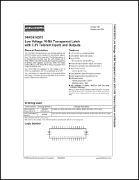 Click here to download 74VCX16373 Datasheet