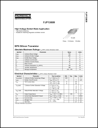 Click here to download FJP13009TU Datasheet