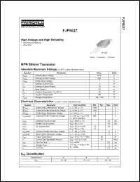 Click here to download FJP5027 Datasheet