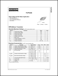 Click here to download FJP5355TU Datasheet