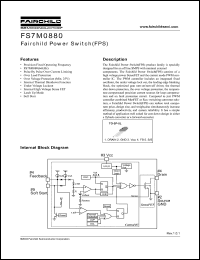 Click here to download FS7M0880 Datasheet