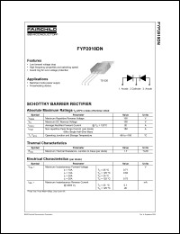 Click here to download FYP2010DNTU Datasheet