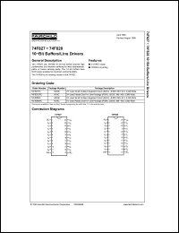 Click here to download 74F827 Datasheet