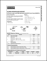 Click here to download ISL9N310AD3 Datasheet