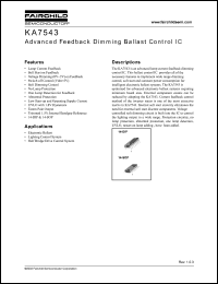 Click here to download KA7543D Datasheet