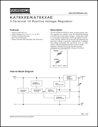Click here to download KA7805AE Datasheet