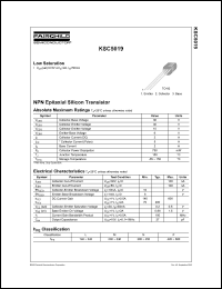 Click here to download KSC5019MTA_NL Datasheet