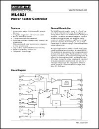 Click here to download ML4821CS Datasheet