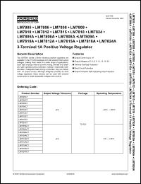 Click here to download LM7806CT Datasheet